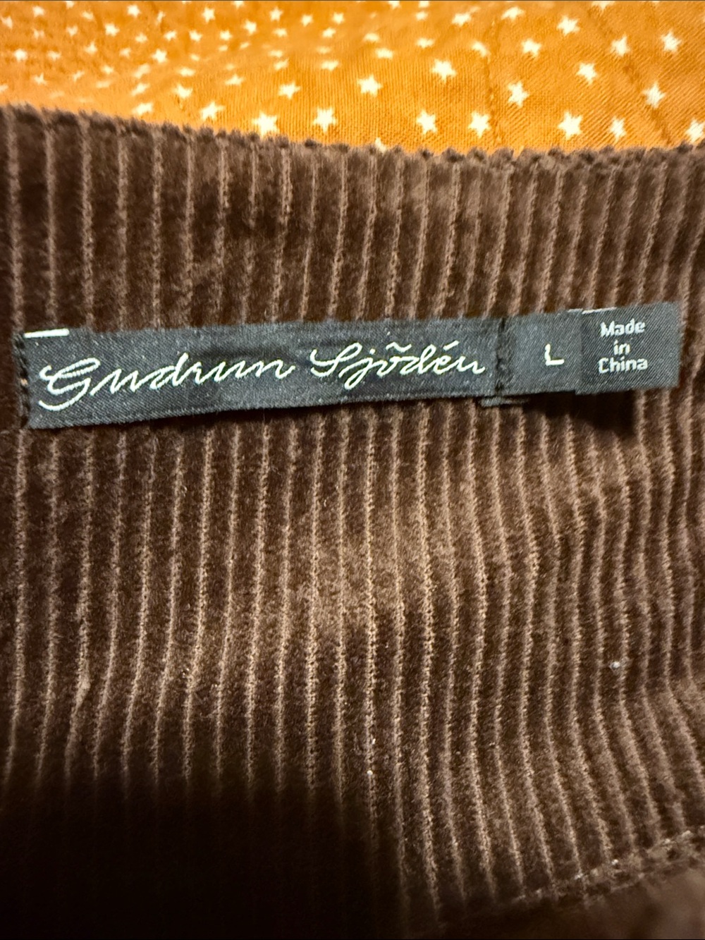 Dark Brown Corduroy Button-Front Women's Coat - Picture 2 of 6